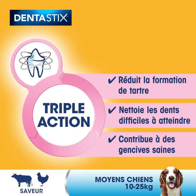 Pedigree Dentastix – Leckerlis für Hunde Moyen chien (10-25kg), Moyen chien (10-25kg)
