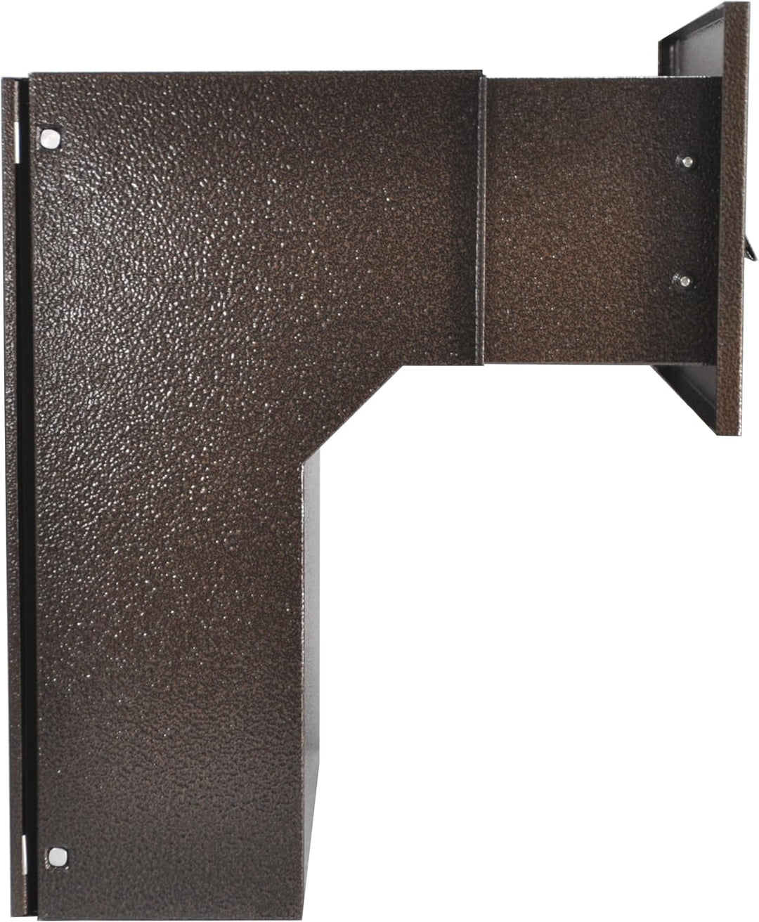 Mauerdurchwurf Briefkasten Braun Bronze Antik Einbaubriefkasten Durchwurfkasten mit regulierbarer Ti