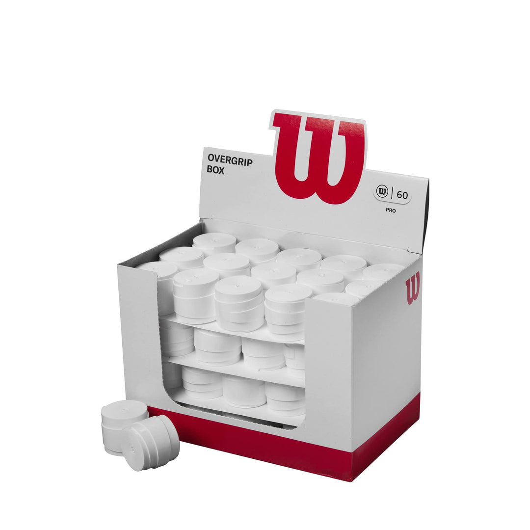 Wilson Unisex-Erwachsene Pro Overgrip Tennis-Griffe, Weiss/opulenter Garten