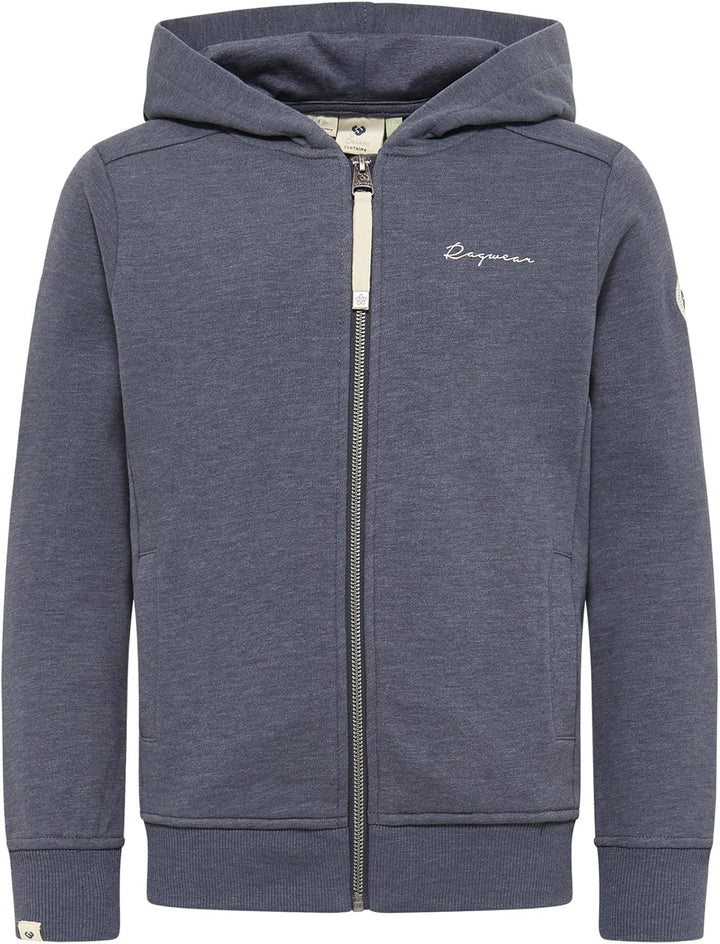 Ragwear Mädchen Sweatjacke oder Hose THEA ZIP ORGANIC Sweatshirt mit Kapuze und Reissverschluss Über