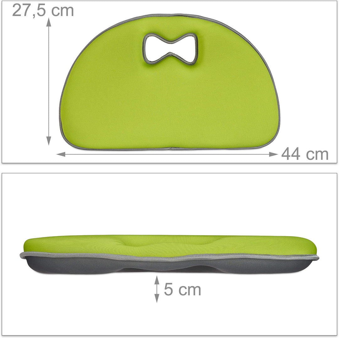 Relaxdays 10 x Kniekissen Garten Arbeit, Kniehilfe, schonendes Polster, universal, Griff, weiche Kni