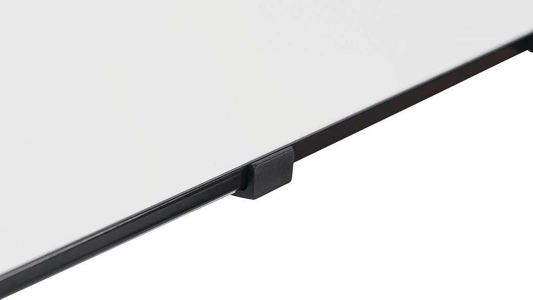 BoardsPlus Economy Magnetisches Whiteboard, 88 x 58 cm mit lackierter, trocken abwischbarer Stahlobe