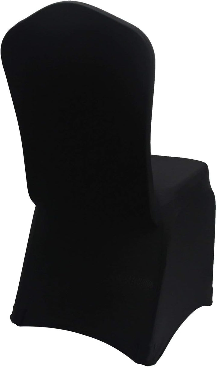 Spandex Universal Stuhlhussen Hochzeit – Banquet Hochzeit Esszimmer, Dekoration, Schwarz, Universal