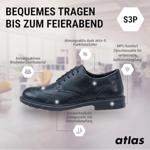 Atlas Halbschuh CX 325 XP ESD S3 W.10 Gr.46
