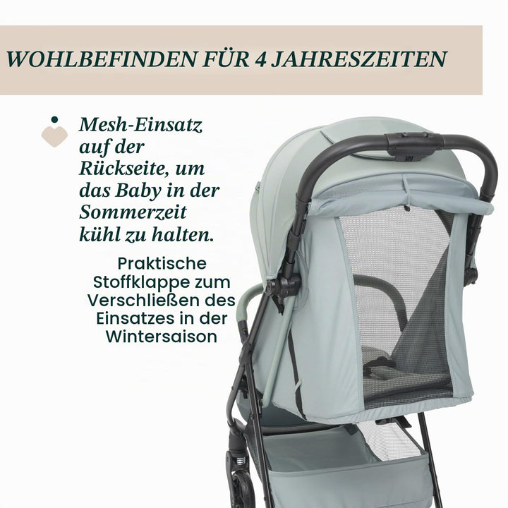 Chicco Kinderwagen Taormina, Ab Geburt bis 22 Kg, Praktisch und leicht, Zusammenklappbarer Buggy, Ki