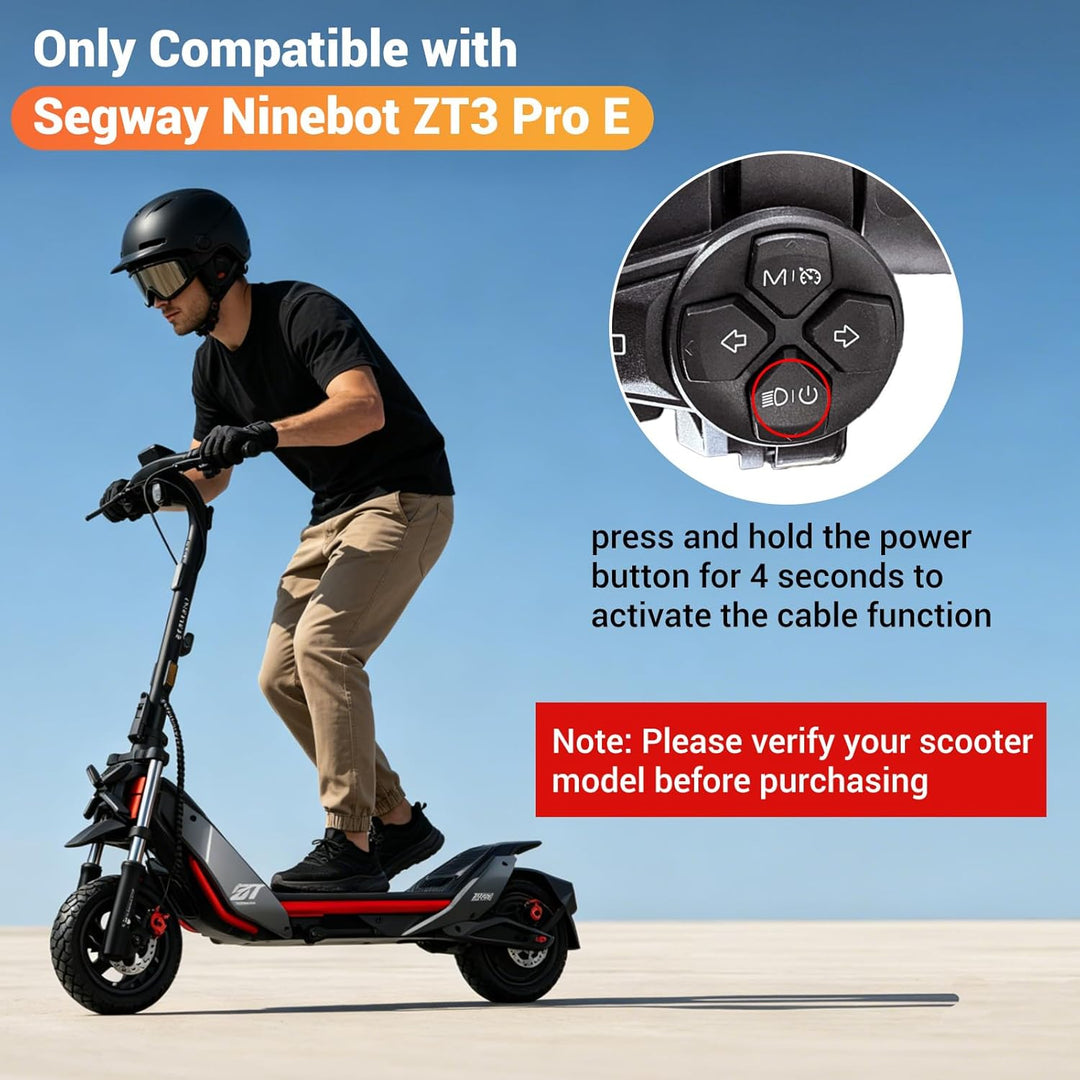 E-Scooter Tuning Chip Kompatibel mit Segway Ninebot ZT3 Pro E, E Scooter Chip für Performance, Unloc