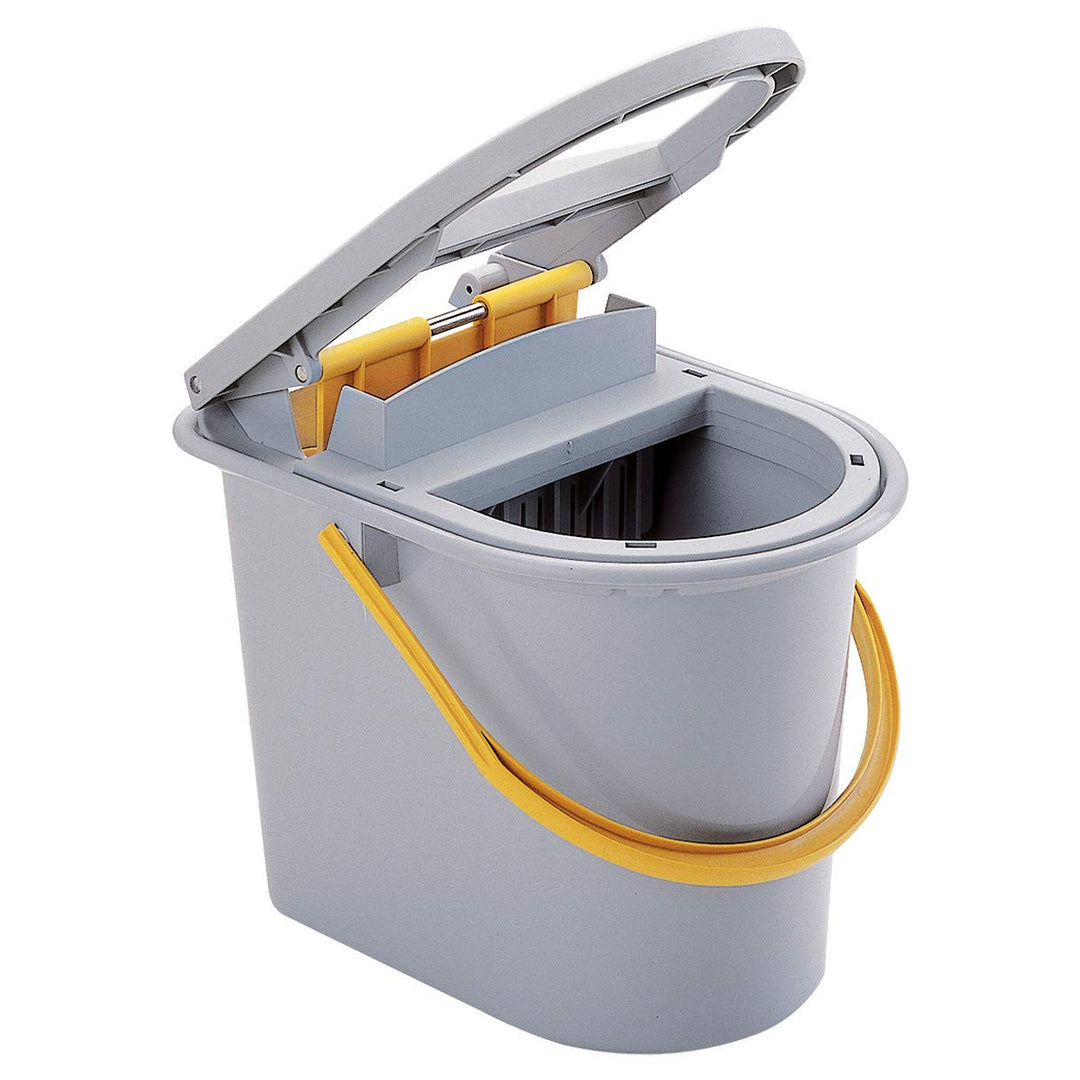 Vermop Presseimer, Mop-Presse, Wringboy, Made in Germany, Grau, 39 x 31 cm, 19590