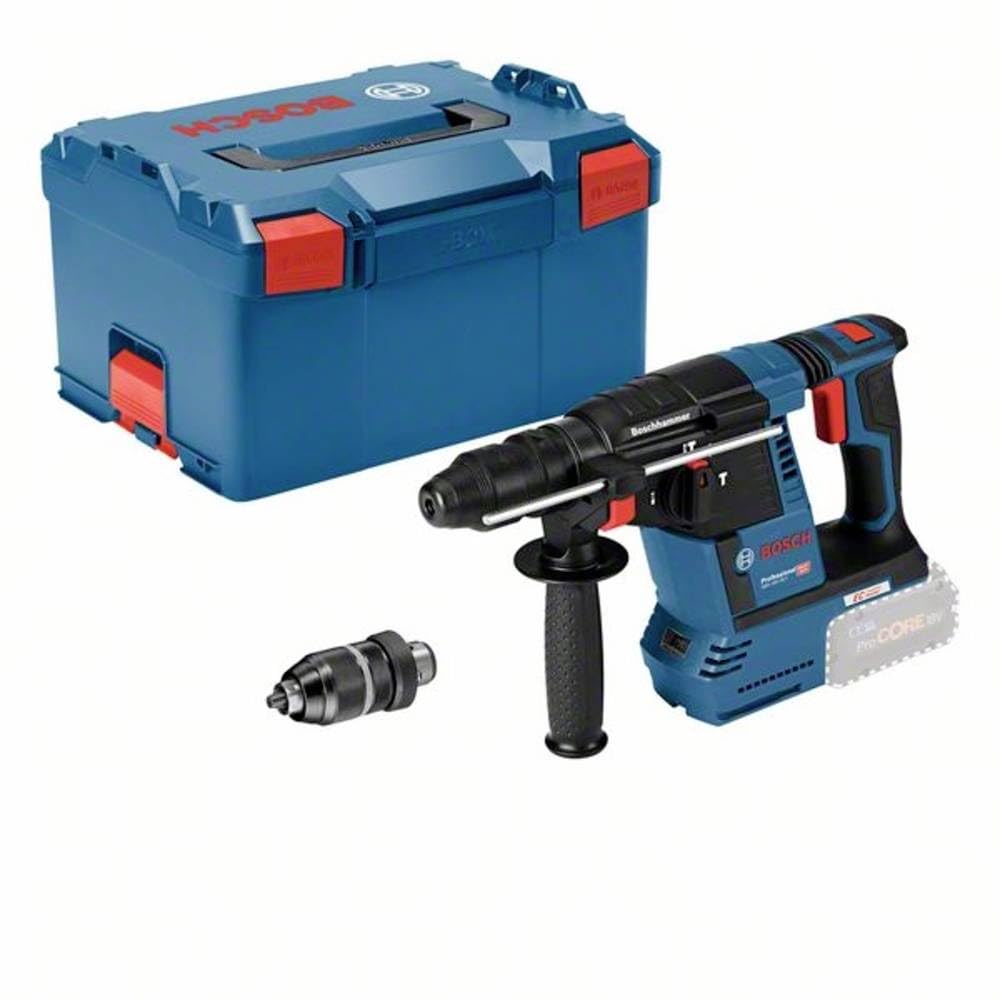 Bosch Professional 18V System Akku Bohrhammer GBH 18V-26 F (2.6 Joule, SDS plus, Bohren & Meisseln,