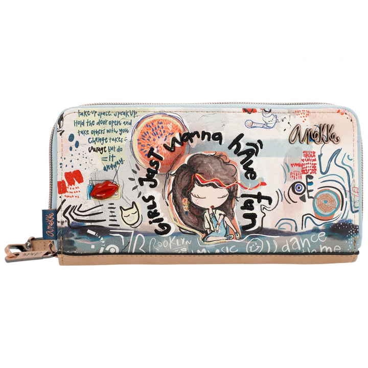 Anekke Zip wallet L, kombi(funmusic), Gr.