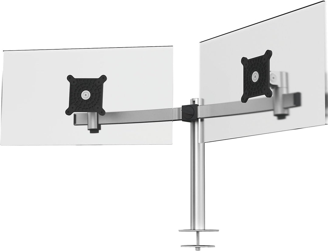 Durable Monitor Halterung 2 Monitore mit Tischdurchführung, für VESA Bildschirme 21-27", 360° drehba
