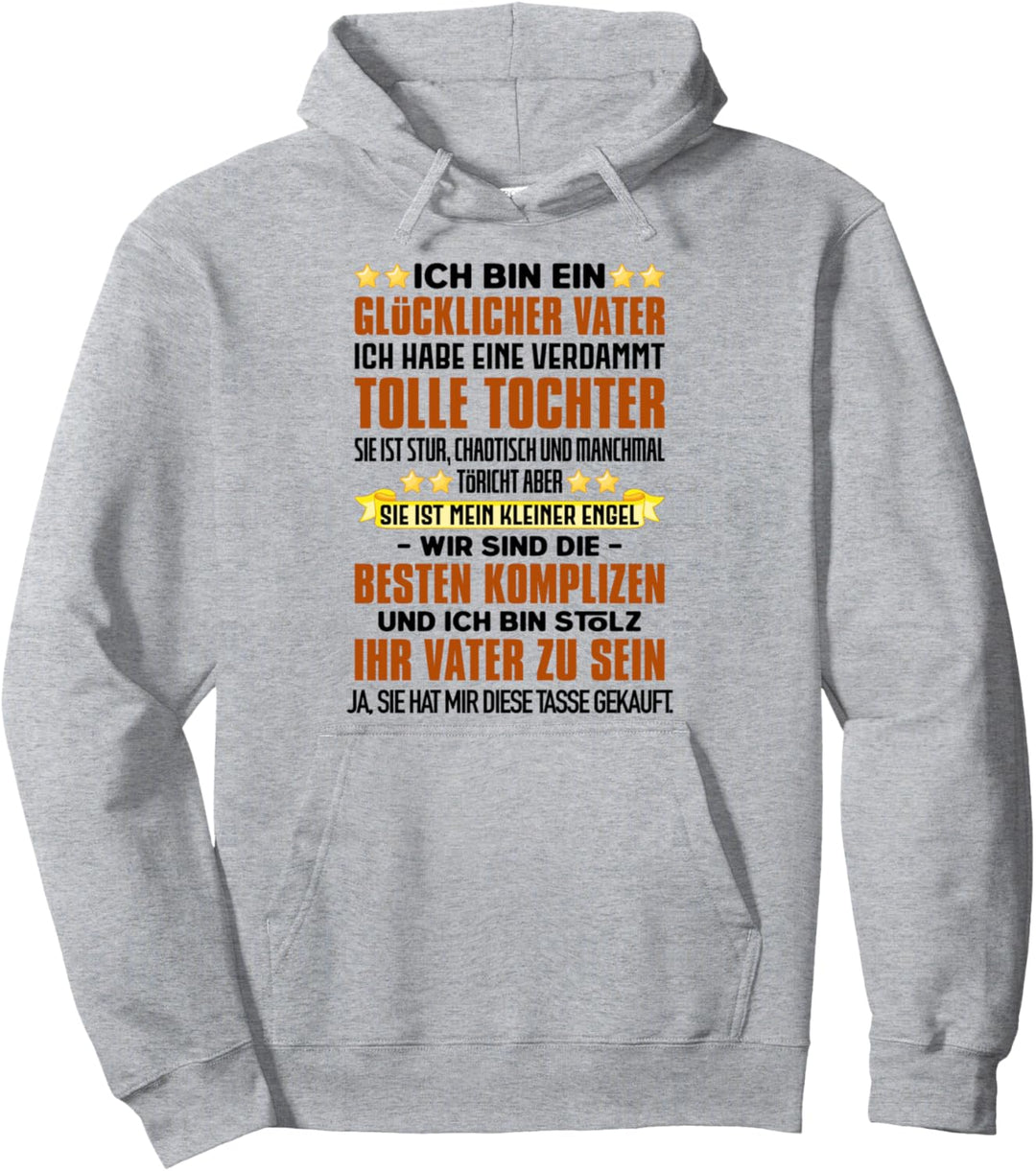 Vater Tochter Grafik Geschenk Papa Töchter Geschenkidee Part Pullover Hoodie
