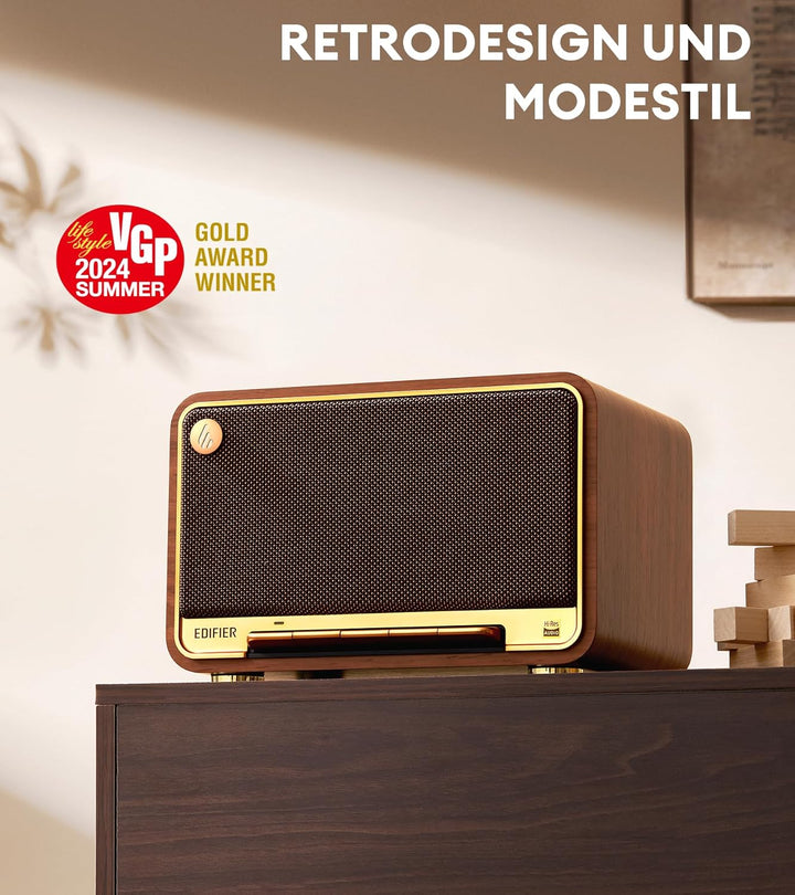 EDIFIER D32 Wireless Speaker, Hi-Res Audio, LDACAACALAC, Bluetooth V5.3, 60W(RMS), 2.1 Akustik Archi
