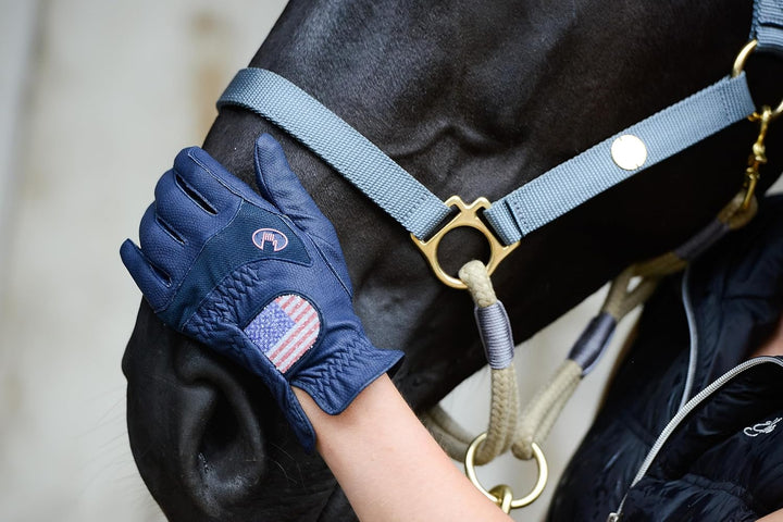 Roeckl Sports Reithandschuh Maryland, Turnier Sommer Handschuh, 6 Farben, Grösse 6-11 8.5 Weiss/Deut