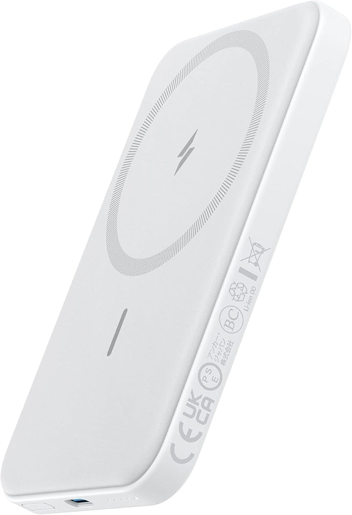 Anker 621 Magnetic Battery (MagGo), 5000mAh magnetische Powerbank mit USB-C Kabel, Nur kompatibel mi
