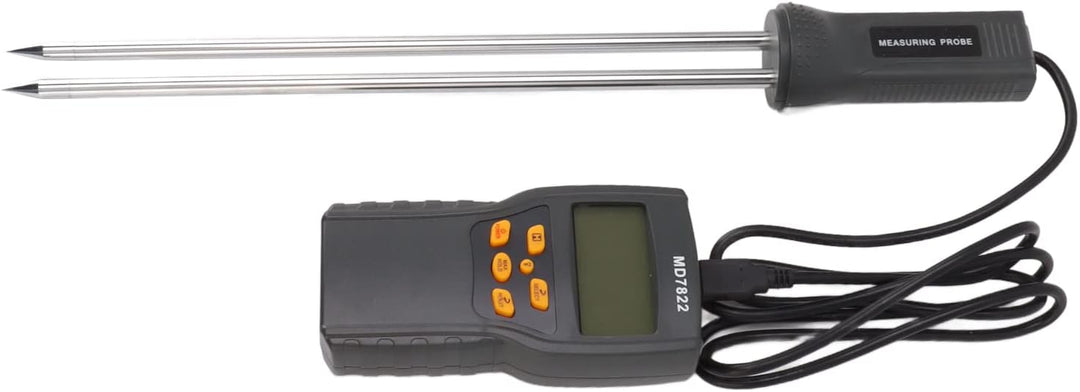 Okuyonic Feuchtigkeitsmesser, klares LCD-Display, fehlerfreier Feuchtigkeitsmesser für Lebensmittel,