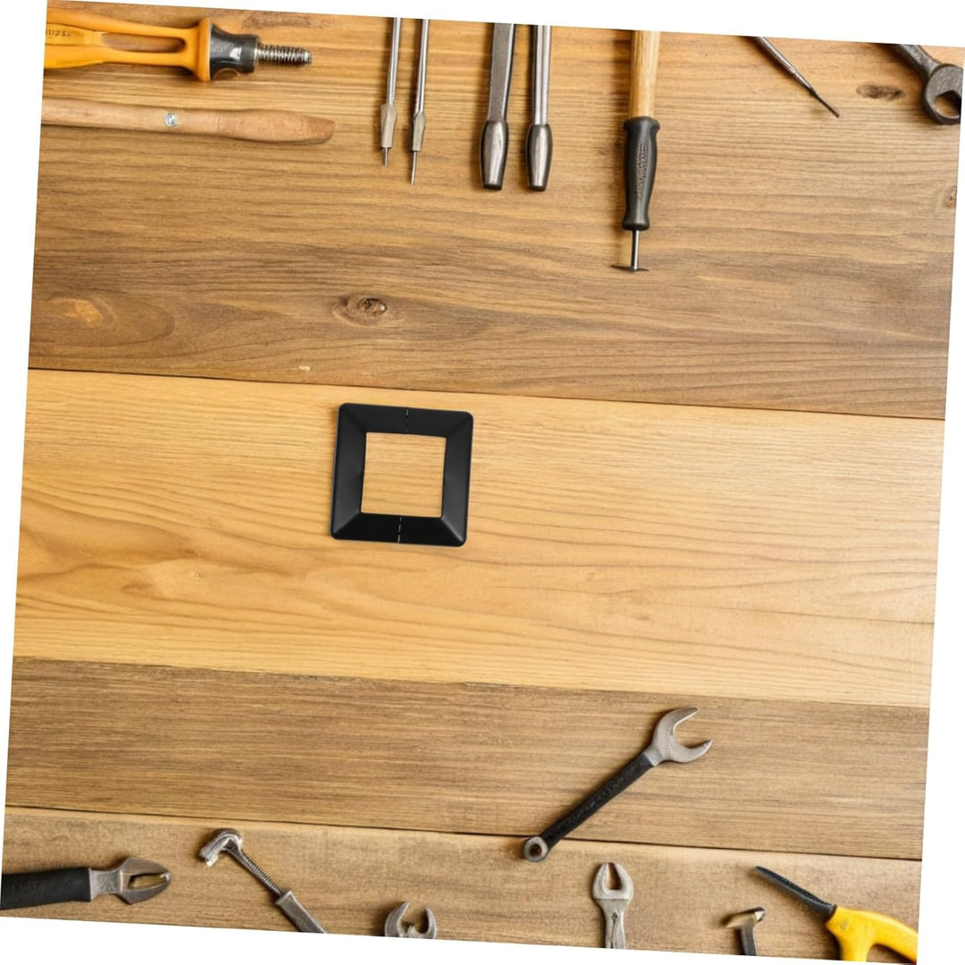NUOBESTY 6stücke Pfostenfussabdeckung Geteiltem Design Für Terrassengeländer Und Verandasäulen Uv-be