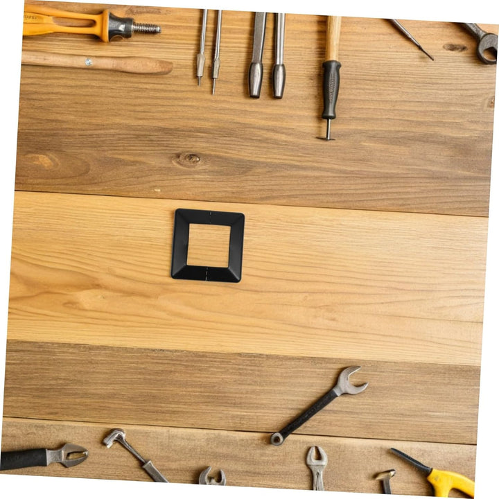 NUOBESTY 6stücke Pfostenfussabdeckung Geteiltem Design Für Terrassengeländer Und Verandasäulen Uv-be