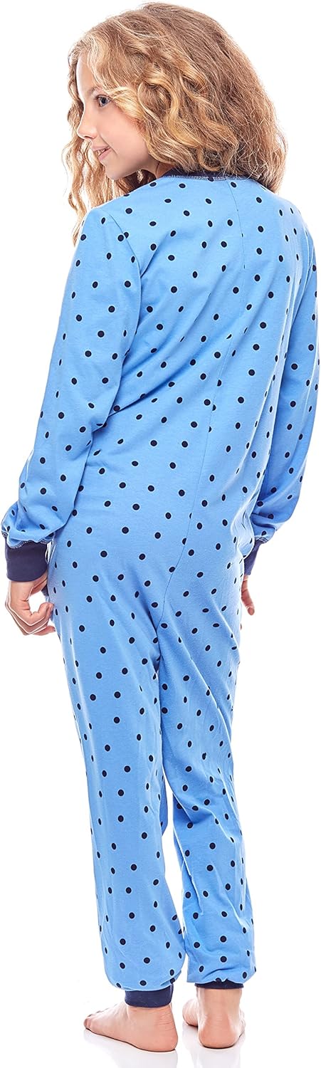 Merry Style Mädchen Schlafoverall Jumpsuit Mädchen Bequeme und warme Schlafanzug Kinder MS10-186 110