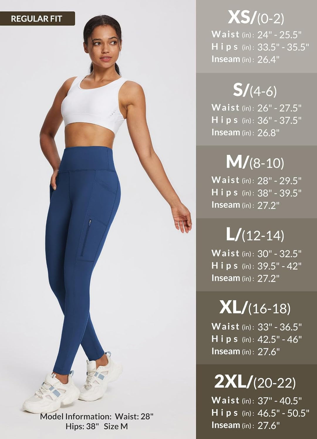 baleaf Damen Fleece gefütterte Leggings Wasserabweisend Hohe Taille Wanderleggings Thermo Leggings F