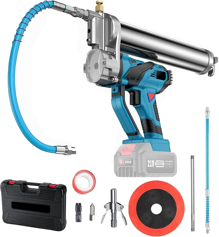 Akku Fettpresse, 10000 PSI Fettpresse Batteriebetrieben Elektrische Fettpresse Kompatibel mit Makita