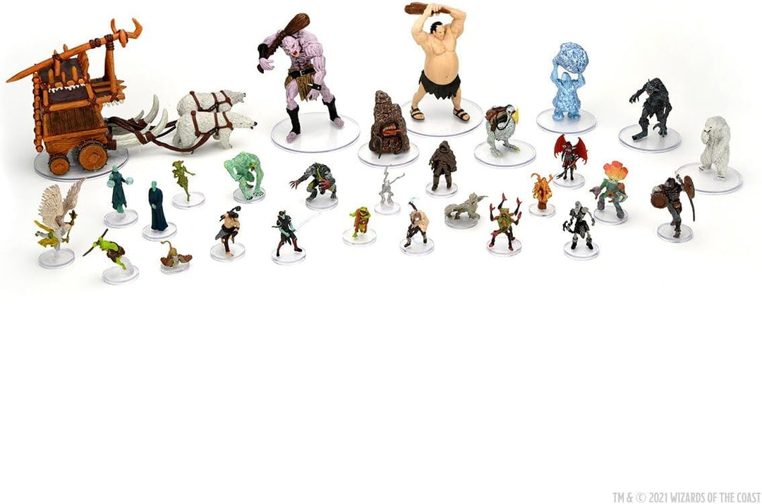 Rubie's Wizkids D&D Icons of The Realms: Snowbound Booster Brick (8) | DnD Miniaturen Halloween 32 S