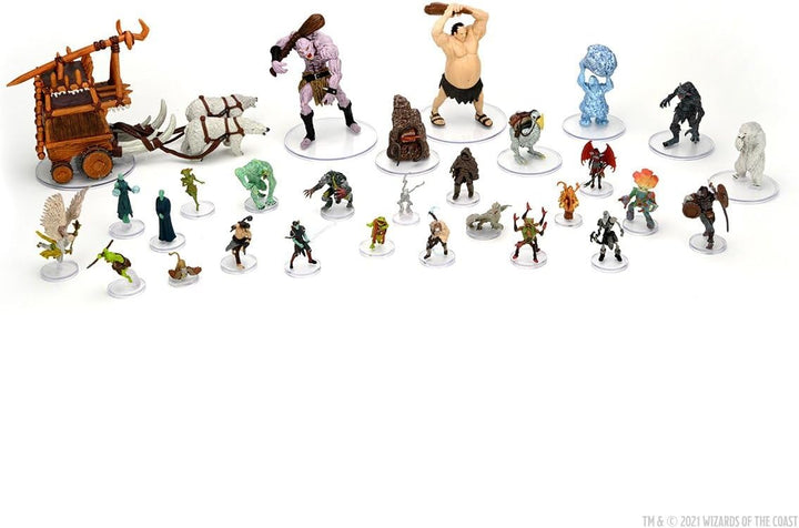 Rubie's Wizkids D&D Icons of The Realms: Snowbound Booster Brick (8) | DnD Miniaturen Halloween 32 S