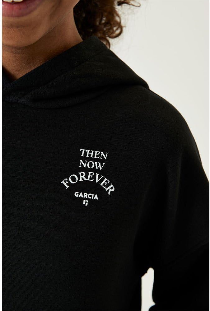 Garcia Kids Mädchen Sweater Sweatshirt 128-134 Schwarz, 128-134 Schwarz