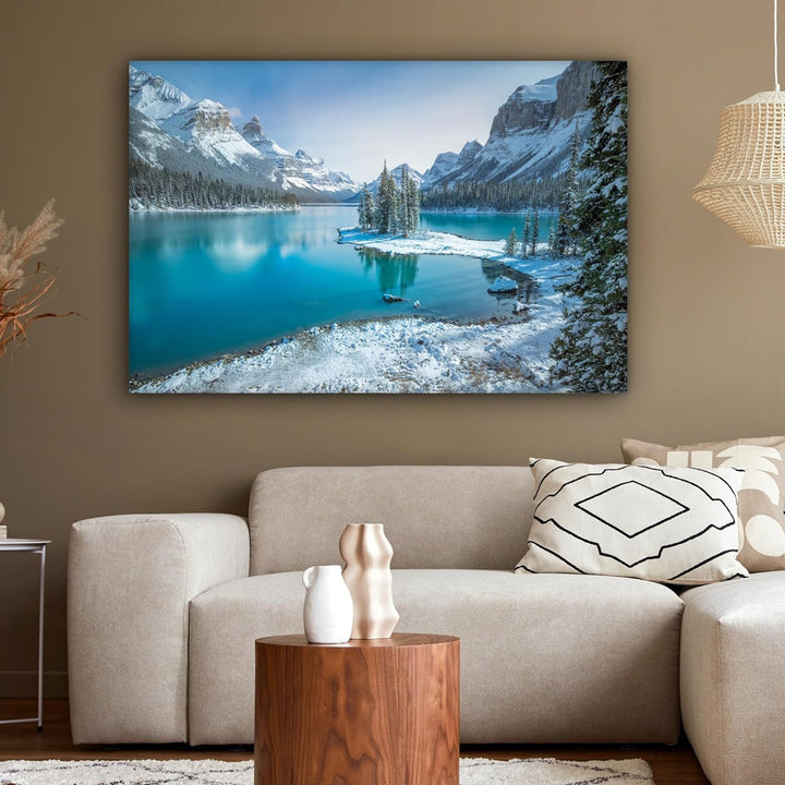 MuchoWow© Leinwandbild Gross 120x80 cm XXL Dekoration Wohnzimmer Bilder Aufhängen Wall Decoration Li
