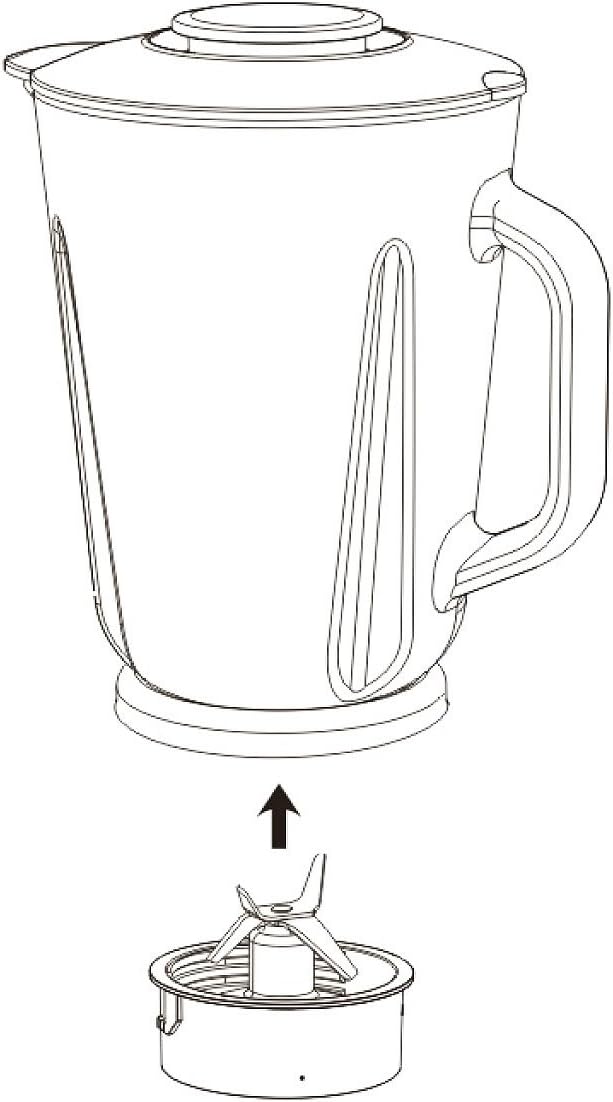 Rosenstein &amp; Söhne Küchenmixer: Glas-Standmixer, 6 Klingen, 7 Modi, Ice Crush, 600W, 1,5l, Profi-Cle
