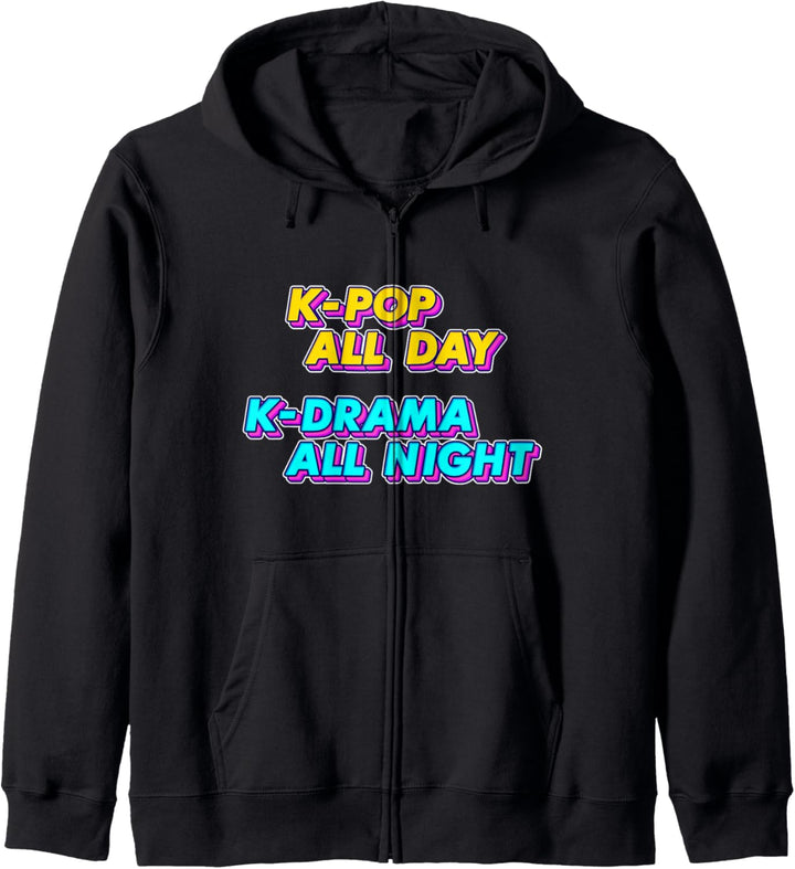 K-Pop den ganzen Tag K-Drama die ganze Nacht, K-Drama Kapuzenjacke