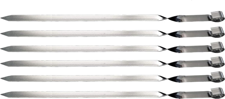 Grillspiess 60cm x 2cm Breite EXTRA 2mm Stark, 6 St