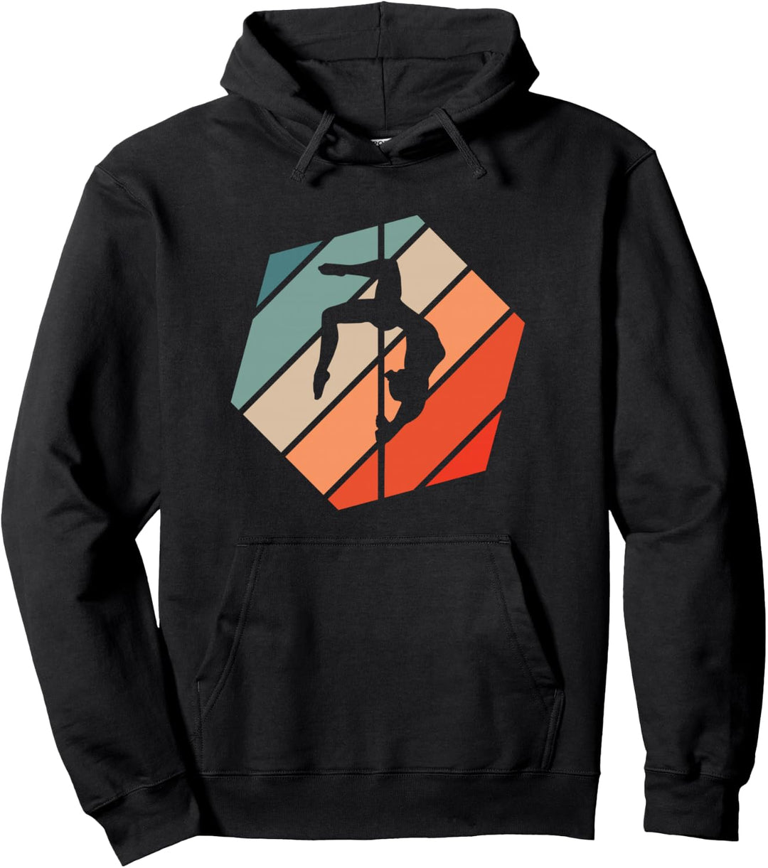 Pole Dance Retro Style Vintage Pullover Hoodie