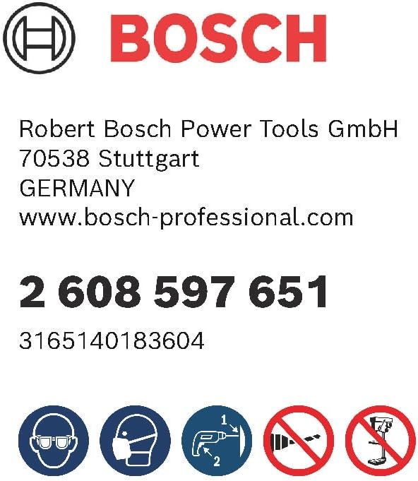 Bosch Professional Holzschlangenbohrer mit 1/4"-Sechskantschaft (Ø 30 mm) Durchmesser: 30/Gesamtläng