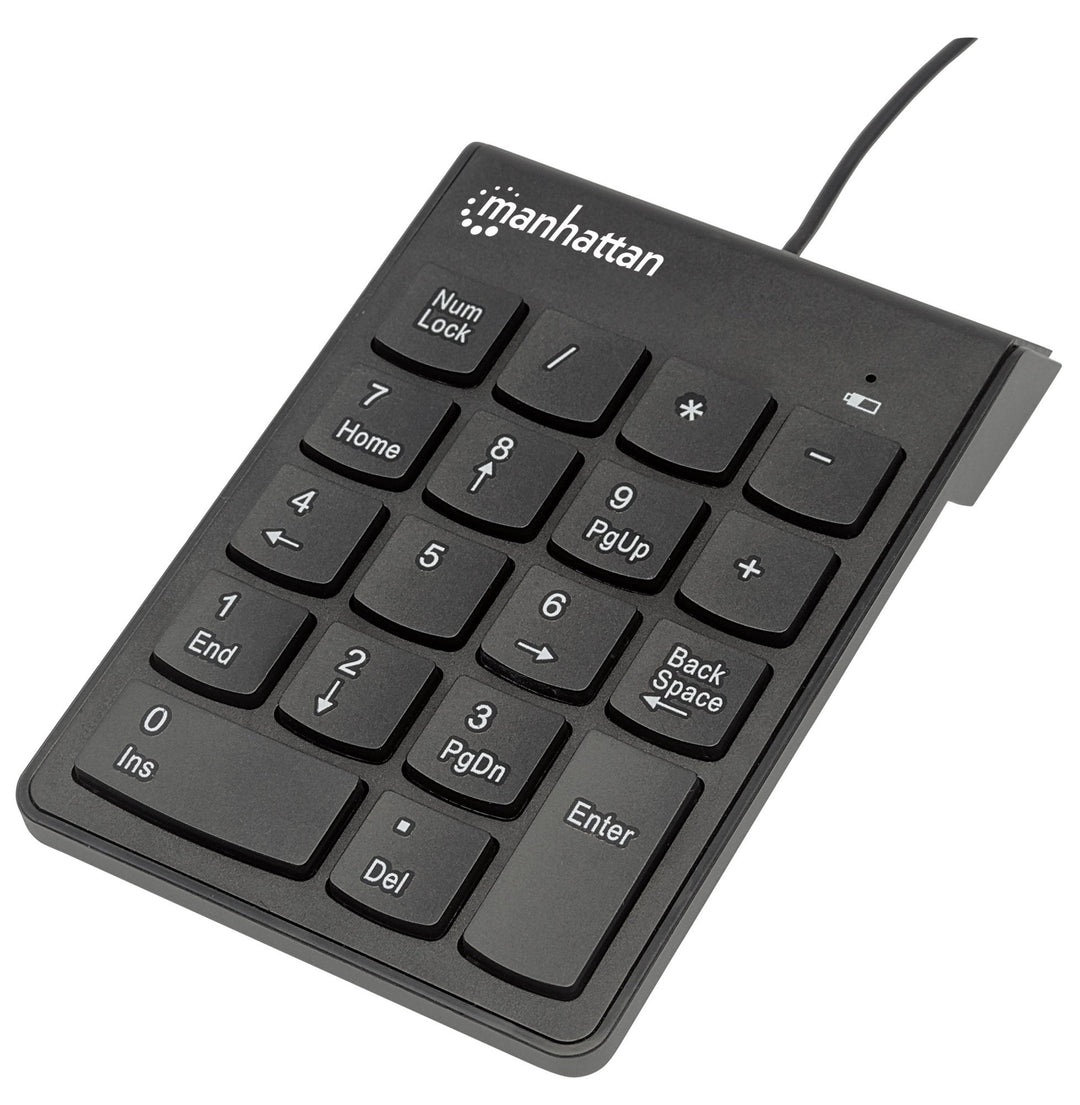Manhattan-Products Ziffernblock - USB Nummernblock, kabelgebundenes Keypad, NumLock-Funktion, Ultrad