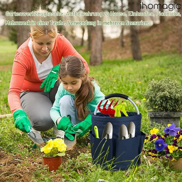 Putzmittel Organizer korb, Tragbare Praktischer Werkzeugkorb, Faltbare Aufbewahrungstasche aus Geweb