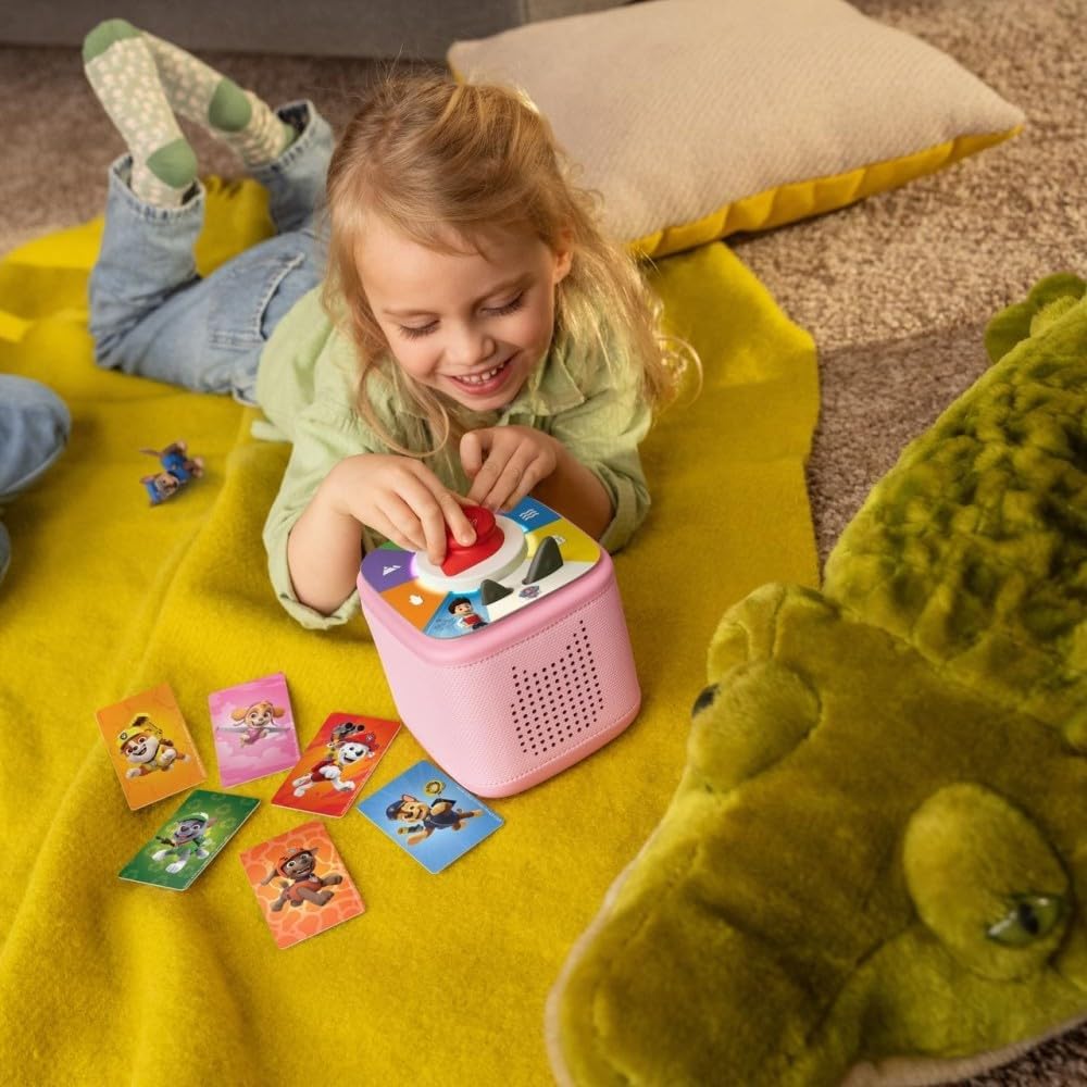 tonies Toniebox 2 Tonieplay Bundle Incl. 1 Tonieplay Spiel + Controller: Gabby's Dollhouse, Pink, Au