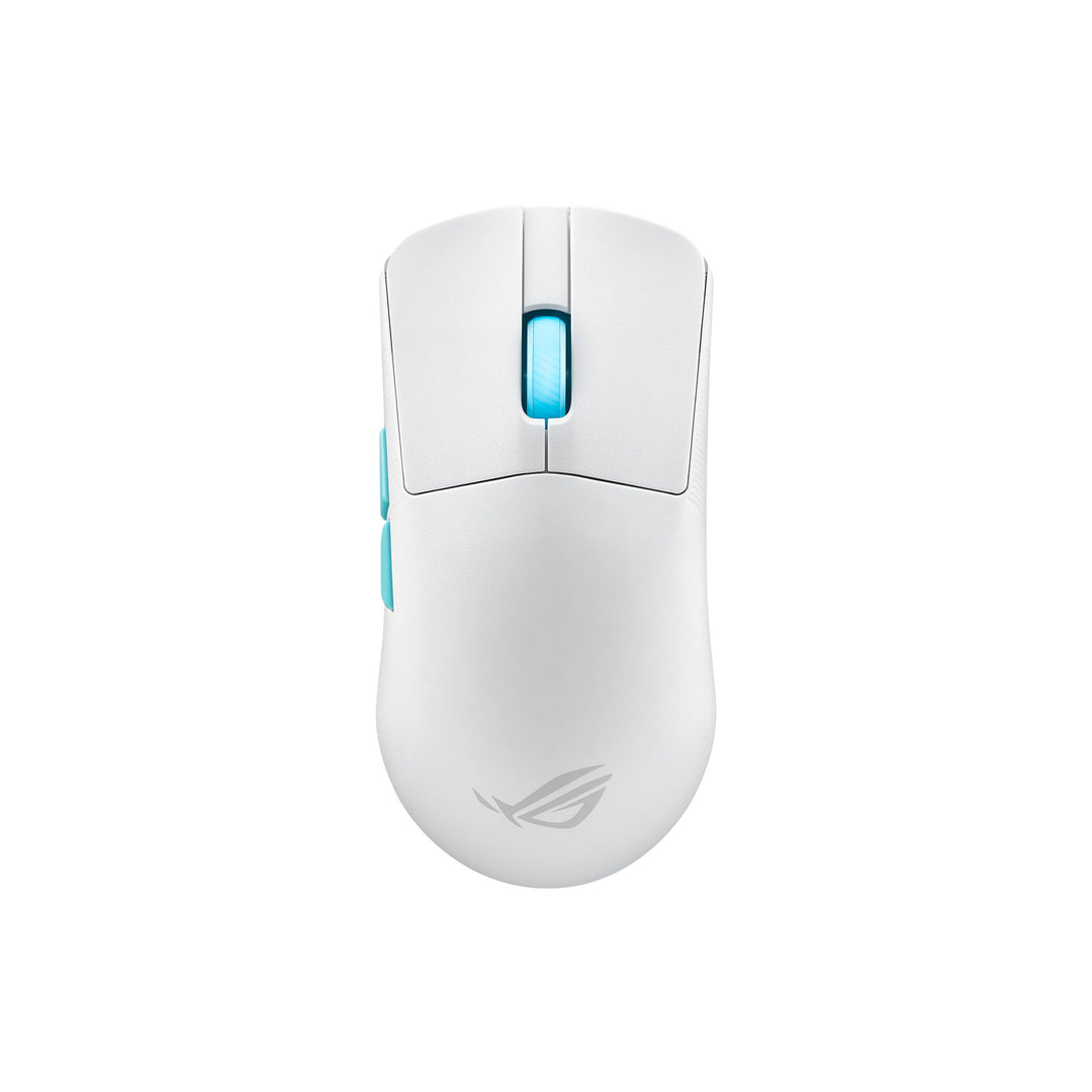 ASUS ROG Harpe Ace Aim Lab Edition White RGB Gaming Maus weiss (kabellos, 2,4 GHz RF, Bluetooth, USB