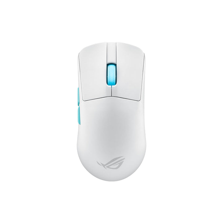 ASUS ROG Harpe Ace Aim Lab Edition White RGB Gaming Maus weiss (kabellos, 2,4 GHz RF, Bluetooth, USB