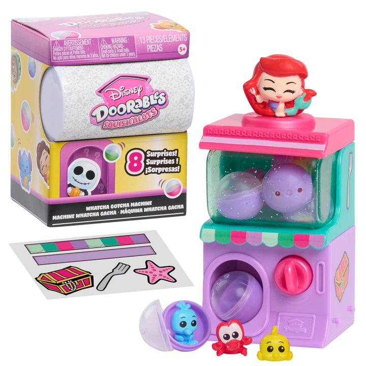 Disney Doorables Squish‘Alots Whatcha Gotcha-Automaten, mit 6 Überraschungen, Sammelfiguren, Kinders