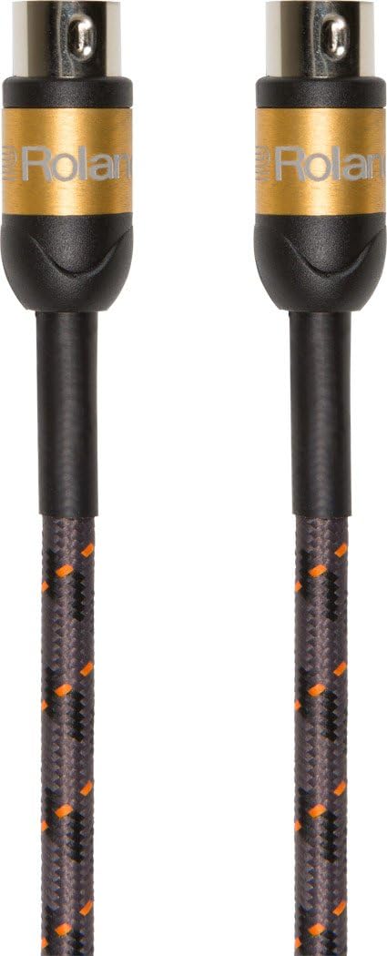 Roland Boutique TB-03 Synthesizer & Gold-Serie Premium-MIDI-Kabel, Länge: 3 ft./1 m – RMIDI-G3 Bundl
