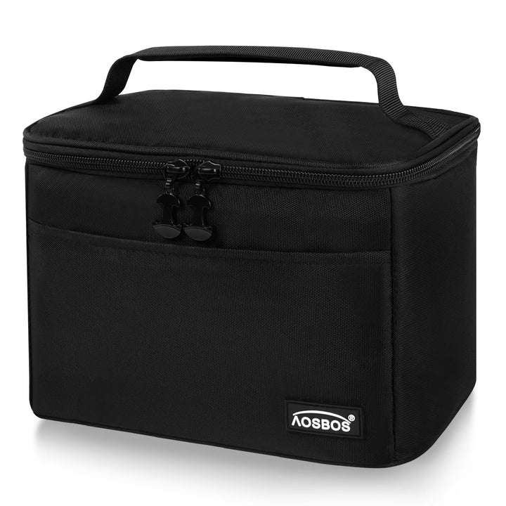 Kühltasche Klein Leicht Lunch Tasche Isoliertasche zur Arbeit Schule Faltbar Wasserdicht Lunchbag Re
