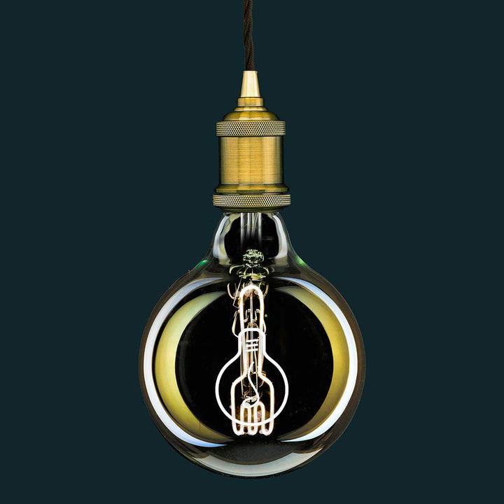Amarcords - Textilkabel für Lampen SCHWARZ, geflochten, Seide, 5 Meter, mit Erdung 3x0,75 - Stoffkab