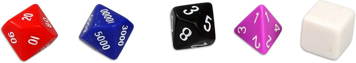 Betzold 82054 - Würfelkoffer mit 162 Würfeln - Würfel-Set Spielwürfel Zahlenwürfel Schule Nocolor, N