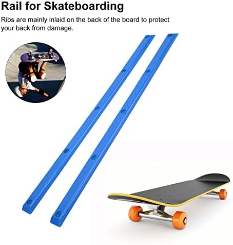 Dilwe Rib Bones Rails, POM-Longboard-Schutz für Sanftes Gleiten und Stossfester Board-Rückenschutz 3