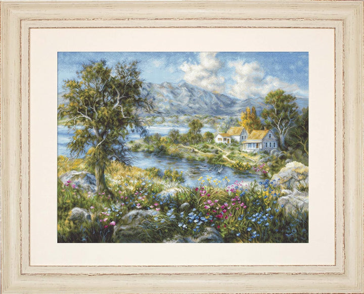 Kreuzstich-Set Luca-S Gold – Enchanted Cottage B615
