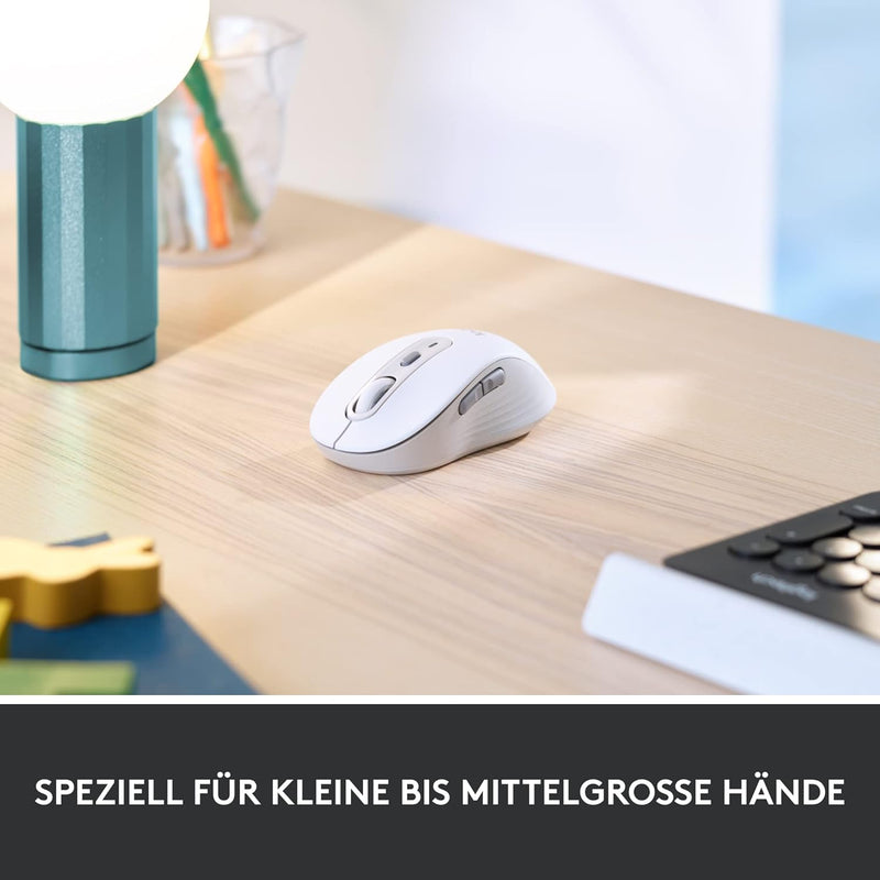 Logitech Signature M650 Kabellose Maus - für kleine bis mittelgrosse Hände, 2-Jahres-Batterie, Leise