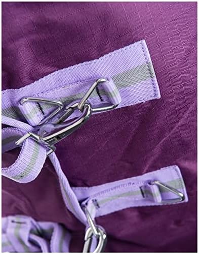 RL24 - Winterdecke 300g Füllung 600D BASICLINE lila 95cm Lila (Altes Modell) 95cm (300g/m² Füllung),