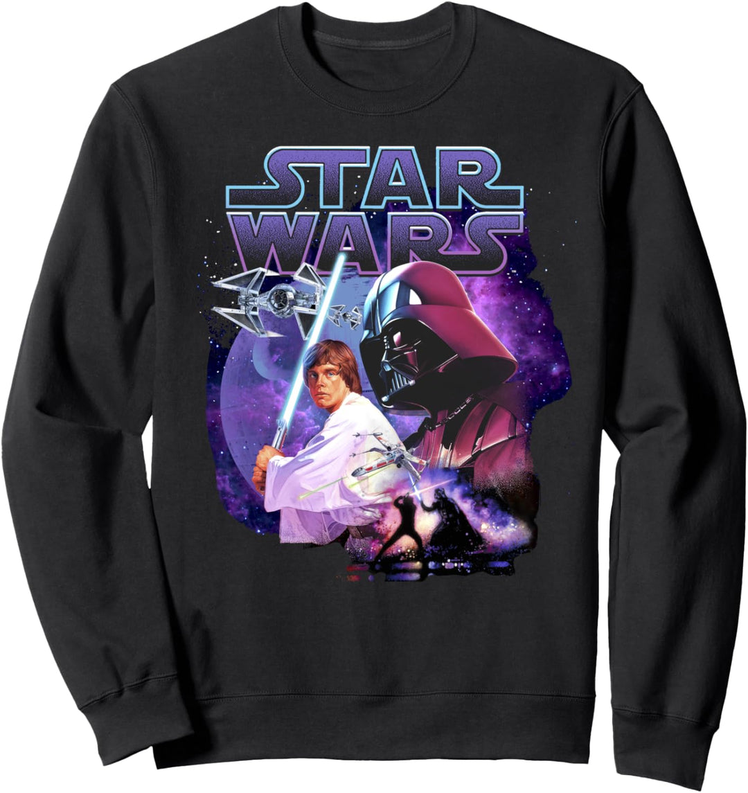 Star Wars Vader & Luke Galaxy Battle Sweatshirt