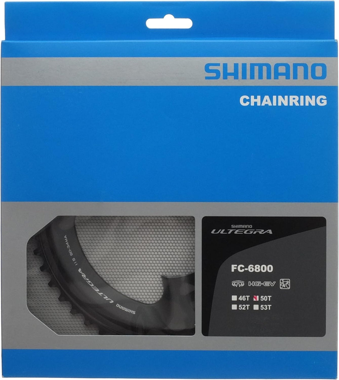SHIMANO Antriebsstränge Plato 50d Schwarz 50 zähne, Schwarz 50 zähne
