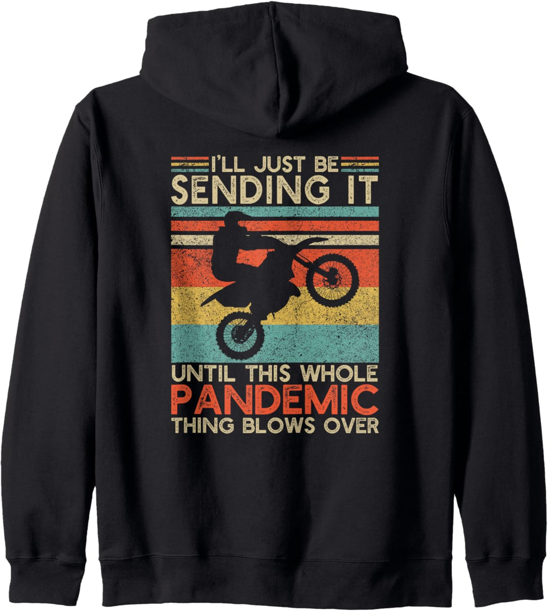 Send It Motocross Senden Sie es Dirt Bike Kapuzenjacke